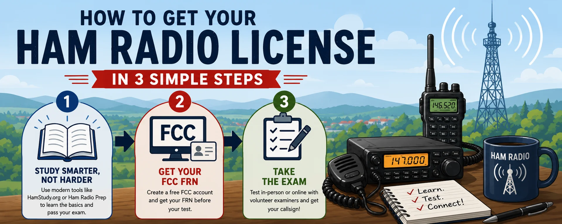 How to Get Your Ham Radio License in 3 Simple Steps