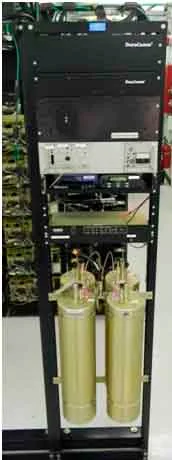 The 147.015 repeater installed in its rack